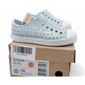 Native Jefferson Toddler Kids Slip-On Water Shoes Skip Blue C6 Lightweight